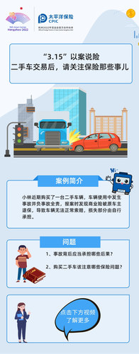 “3.15”以案說(shuō)險(xiǎn)  二手車交易后，請(qǐng)關(guān)注保險(xiǎn)那些事兒