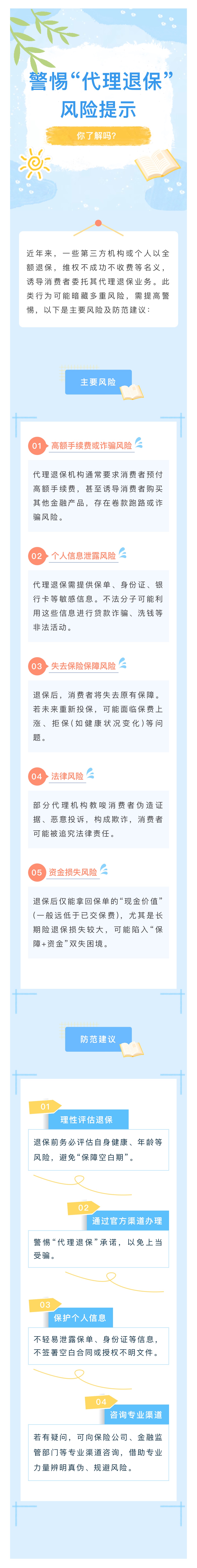 警惕“代理退?！憋L險提示你了解嗎？