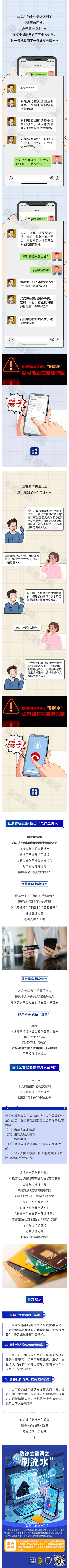 全民反詐丨辦貸款、領補助需要“刷流水”？當心成為“洗錢工具”