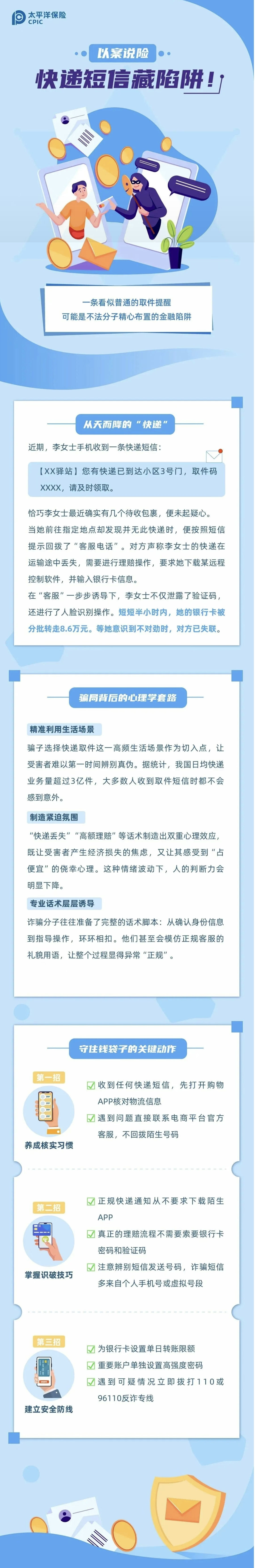 19.【以案說(shuō)險(xiǎn)】快遞短信藏陷阱！